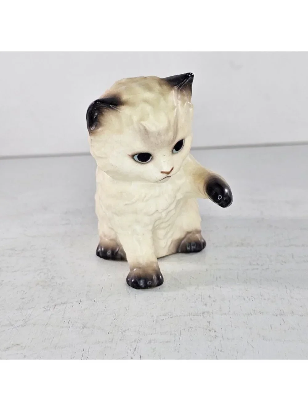 Hagen Renaker DW Glitter Persian Kitten Cat Figurine Designer's Workshop CHIP